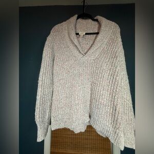 St. John's Bay Heathered Cowl Neck Sweater